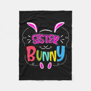 Sister Bunny Premium Tri-blend Fleece Blanket
