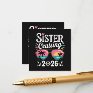 Sister Curising 2026 Enclosure Card