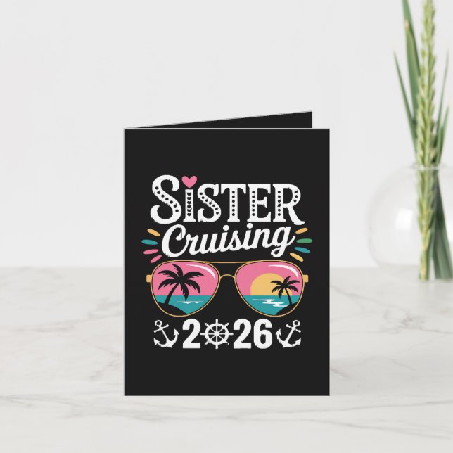 Sister Curising 2026 Holiday Card (Front)