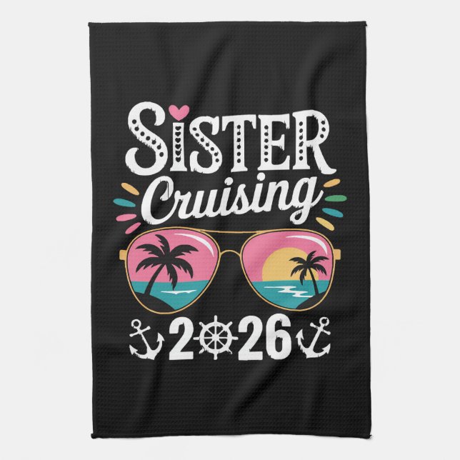 Sister Curising 2026 Kitchen Towel (Vertical)
