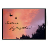 Sister Doves at Sunset (Front Horizontal)