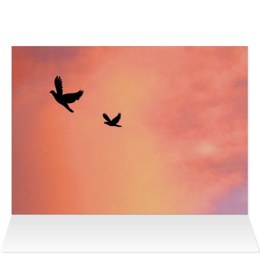 Sister Doves at Sunset (Inside Horizontal (Top))