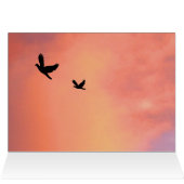 Sister Doves at Sunset Cards (Inside Horizontal (Top))