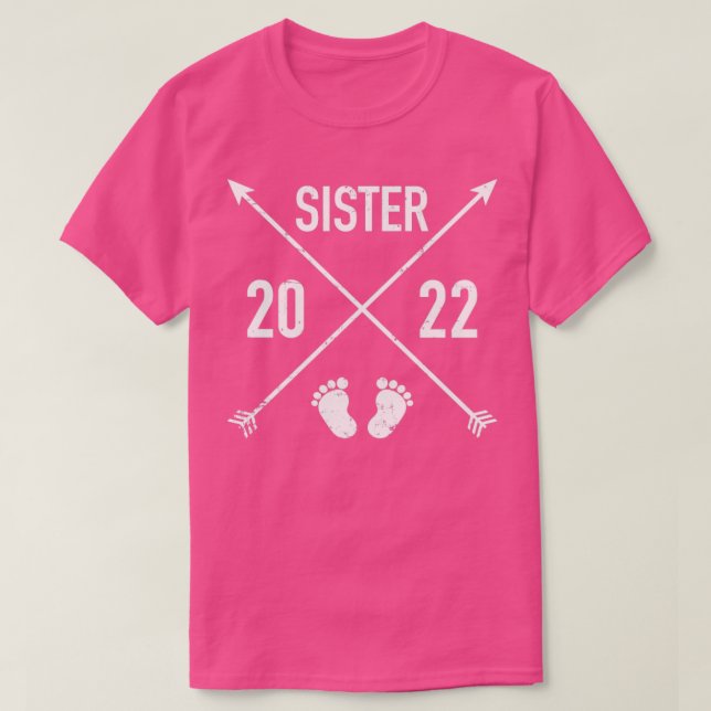 Sister est 2022 hipster T-Shirt (Design Front)