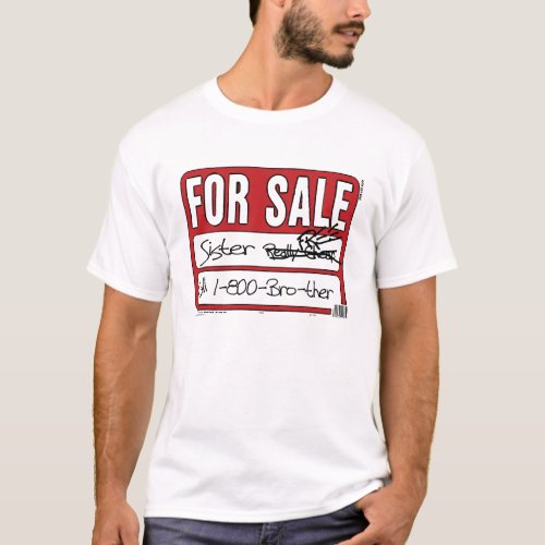 Sister For Sale _ Free T_Shirt