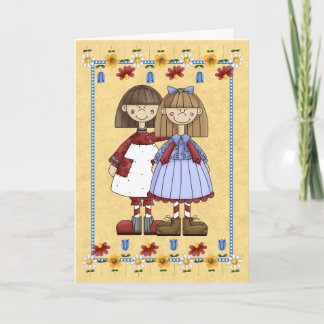 Sister Friendship Birthday Card
