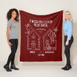 Sister Gift I Wish You Lived Next Door Photo Fleece Blanket<br><div class="desc">Celebrate the special bond you share with your sister with our "I Wish You Lived Next Door" Photo Maroon Fleece Blanket, a heartwarming and personalized gift that will wrap her in comfort and love. This luxurious maroon fleece blanket serves as a cozy canvas for your cherished memories together. Select your...</div>