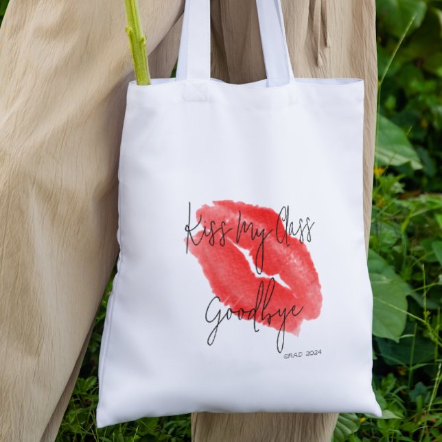 Sister Graduation Gift School Univesity Kiss 2024 Tote Bag (Creator Uploaded)