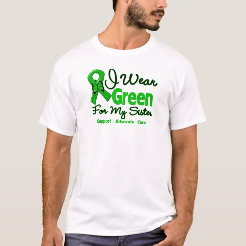Sister _ Green  Awareness Ribbon T_Shirt