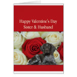 Sister &amp; Husband Glossy Grizzly Valentine