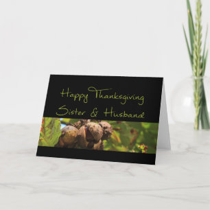 Sister & Husband Thanksgiving Card