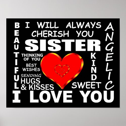 Sister I Love You Poster