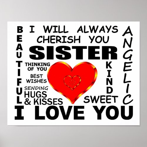 Sister I Love You Poster