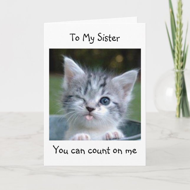 **SISTER** I WON'T TELL YOUR AGE-HAPPY BIRTHDAY CARD (Front)