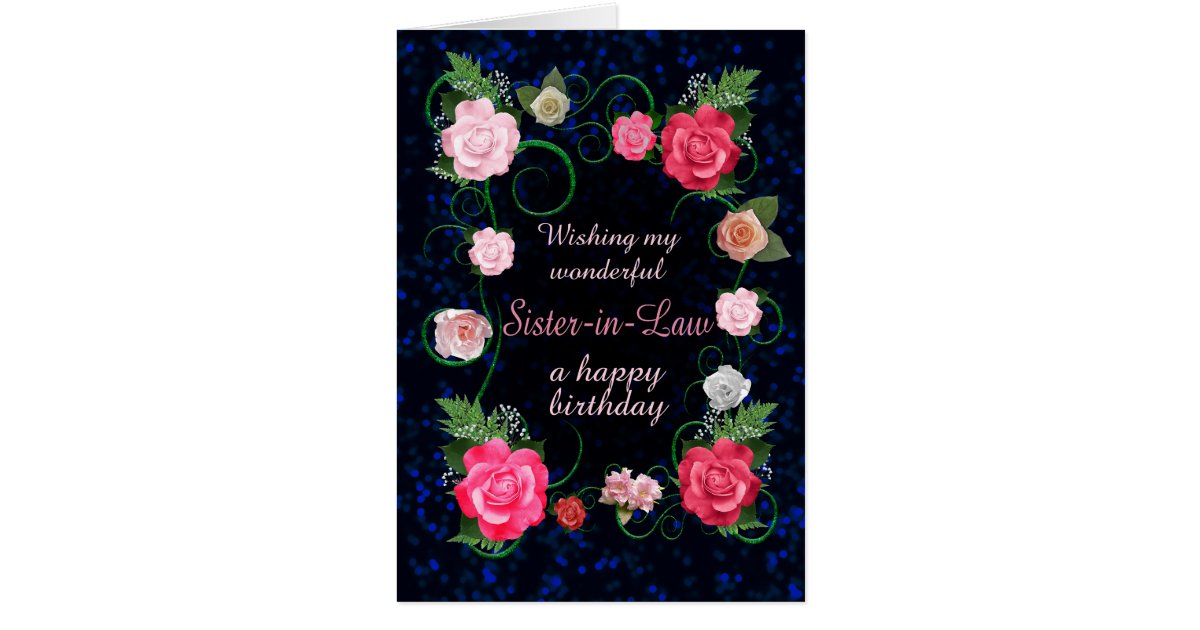 Beautiful Roses Happy Birthday Greeting Card