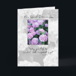 Sister-in-Law Birthday Hydrangea Card<br><div class="desc">Fully customizable products.  Large selection of birthday cards found at zazzle.com/sandrarosecreations</div>