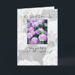 Sister-in-Law Birthday Hydrangea Card<br><div class="desc">Fully customizable products.  Large selection of birthday cards found at zazzle.com/sandrarosecreations</div>