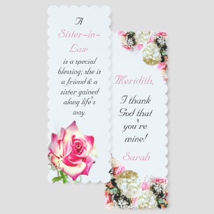 Sister-in-Law Blessing Bookmark