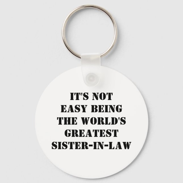 Sister-In-Law Keychain (Front)