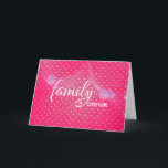 sister in-law polka dot birthday card<br><div class="desc">Birthday for sister-in-law on bright pink and white polka dot background</div>