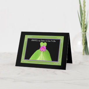 Sister-in-Law To Be Invitation KELLY GREEN Gown