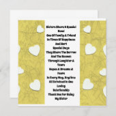 Sister Inspirational (Front/Back)