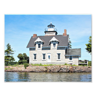 Sister Islands Lighthouse, 1,000 Islands New York Photo Print
