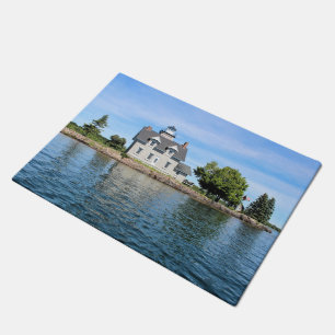 Sister Islands Lighthouse, New York Door Mat