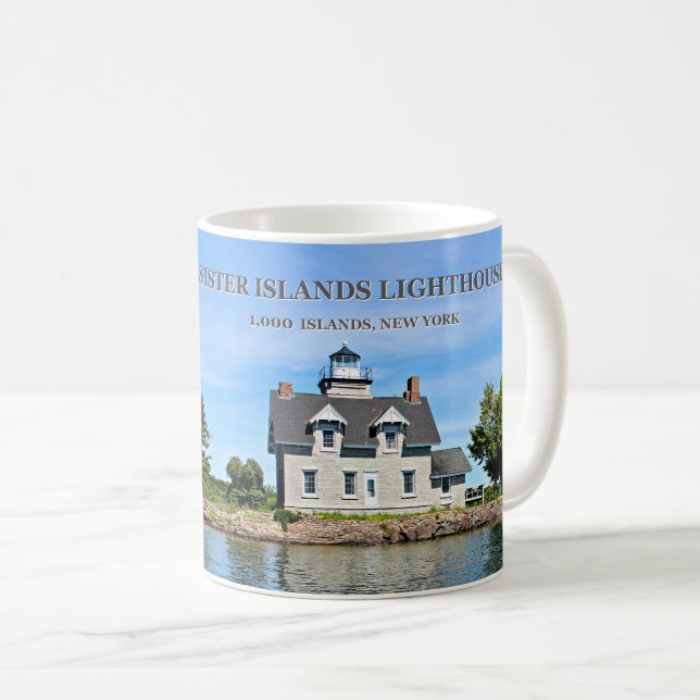 Sister Islands Lighthouse, New York Mug (Front Right)