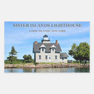 Sister Islands Lighthouse, New York Stickers