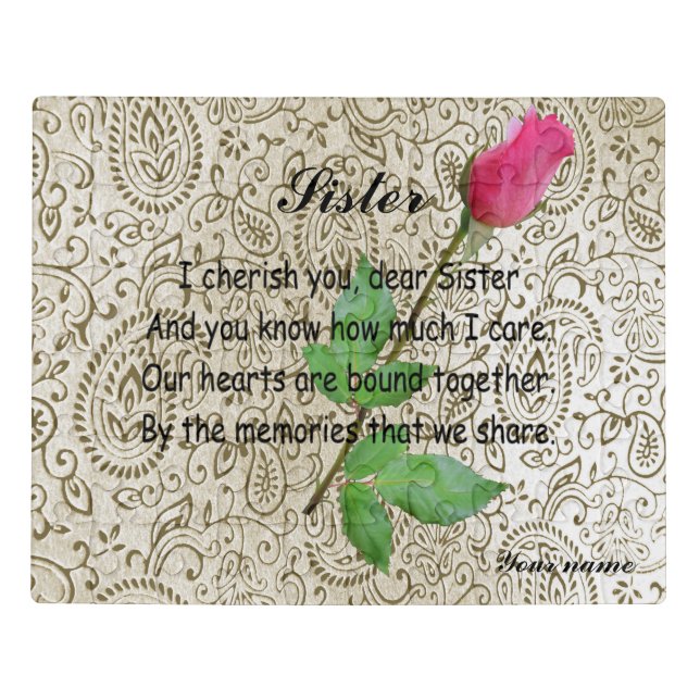 SISTER JIGSAW PUZZLE (Puzzle Horizontal)