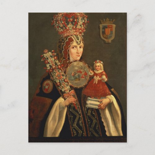 Sister Juana Grand daughter of D de Cortes Postcard