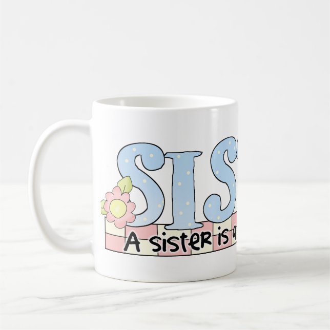 Sister Love Friend Mug Coffee Mug Cup (Left)