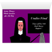 Sister Mary's Math Question For The Day (Inside Horizontal (Bottom))