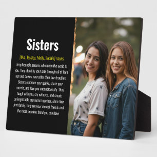 Sister Memorial Definition Custom Acrylic Keepsake Plaque