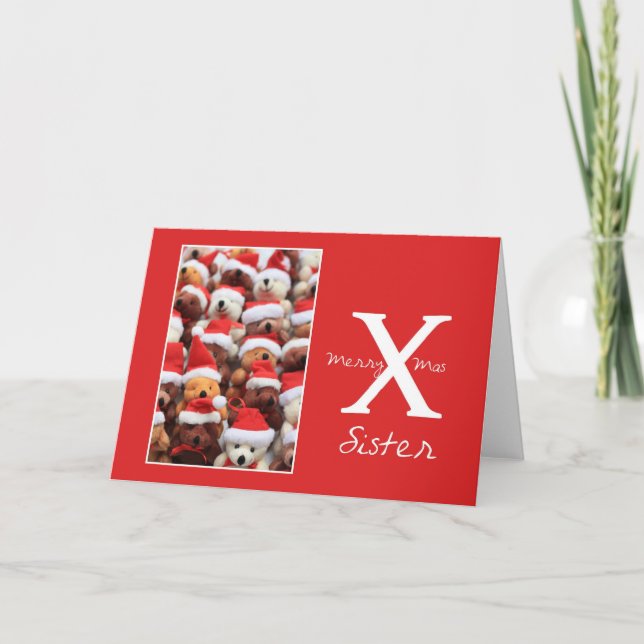 Sister Merry Christmas card (Front)