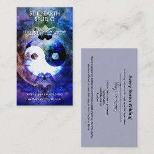 Sister Moon Yin Yang Design Business Card