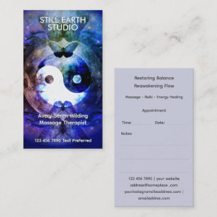 Sister Moon Yin Yang Design Business Card