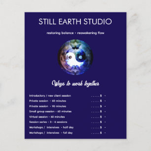 Sister Moon   Yin Yang Design Flyer
