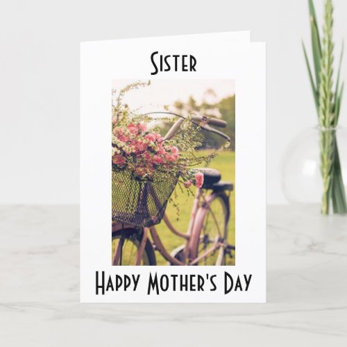 SISTER MOTHERS DAY TO A VERY SPECIAL MOM CARD