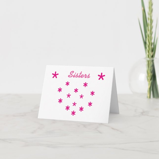 Sister Note Card (Front)