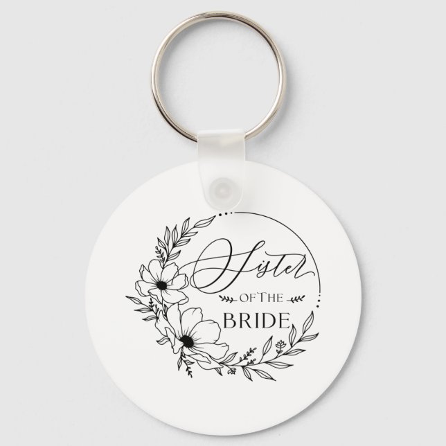 sister of bride keychain (Front)