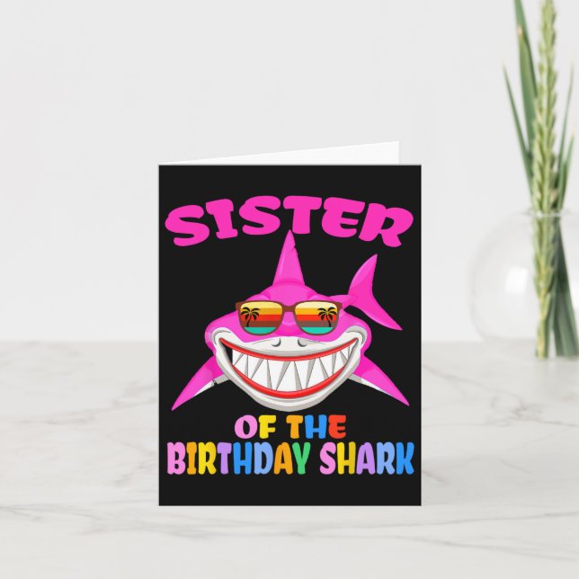Sister Of The Baby Halloween Costume  Card (Front)