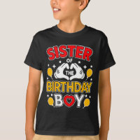 Sister Of The Birthday Boy Family Matching Dad Mom