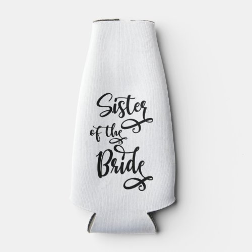 Sister of the Bride Bottle Cooler