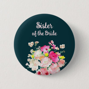 Sister of the bride button