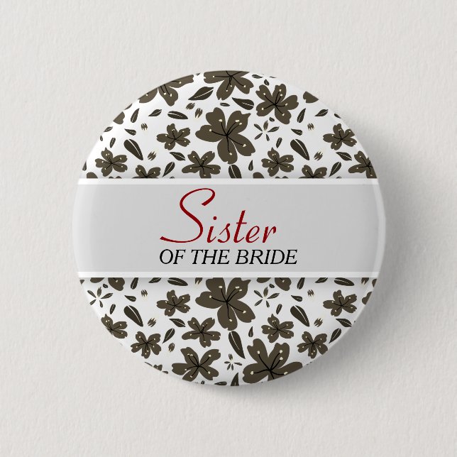 Sister of the Bride Button (Front)