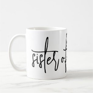 Sister of the bride coffee mug