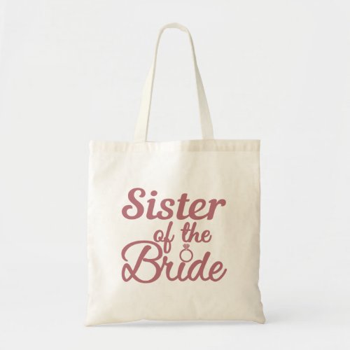 Sister Of The Bride Wedding Family Matching Tote Bag