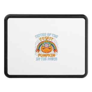 Sister Of The Cutest Pumpkin In The Patch Unicorn Hitch Cover